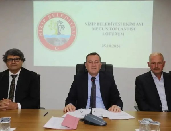 NİZİP BELEDİYESİ EKİM AYI MECLİS TOPLANTISI GERÇEKLEŞTİRİLDİ